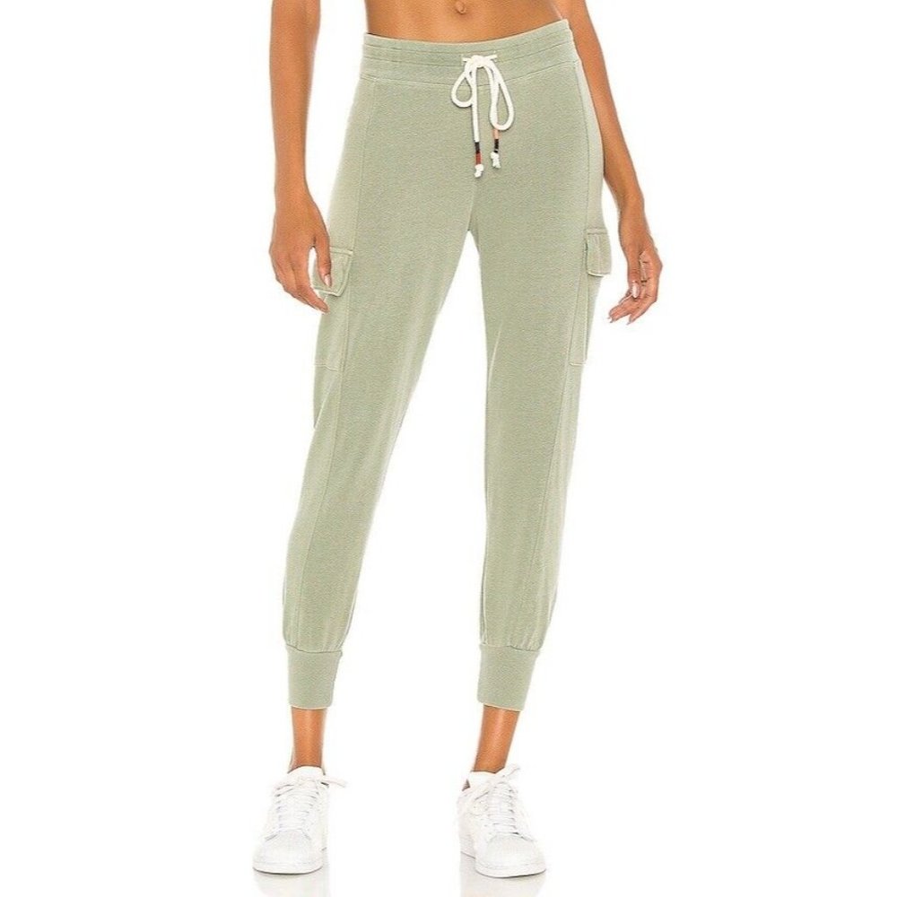SUNDRY Cargo Sweatpants Military Green Pocket